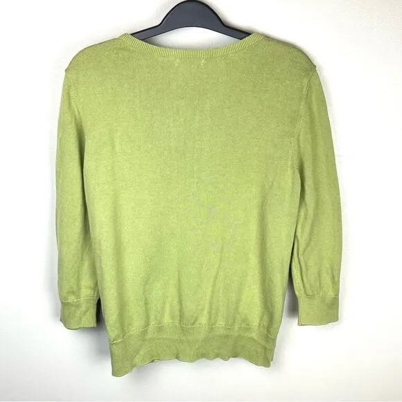 Caslon Cardigan Set of 2 Pink &amp; Green Cotton Blend Large