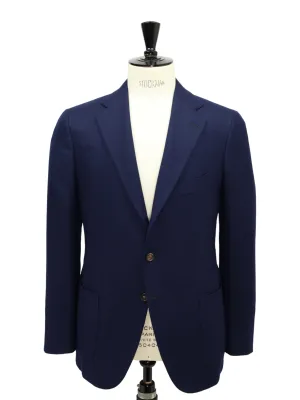 Cesare Attolini Navy Micro-Structure Blazer
