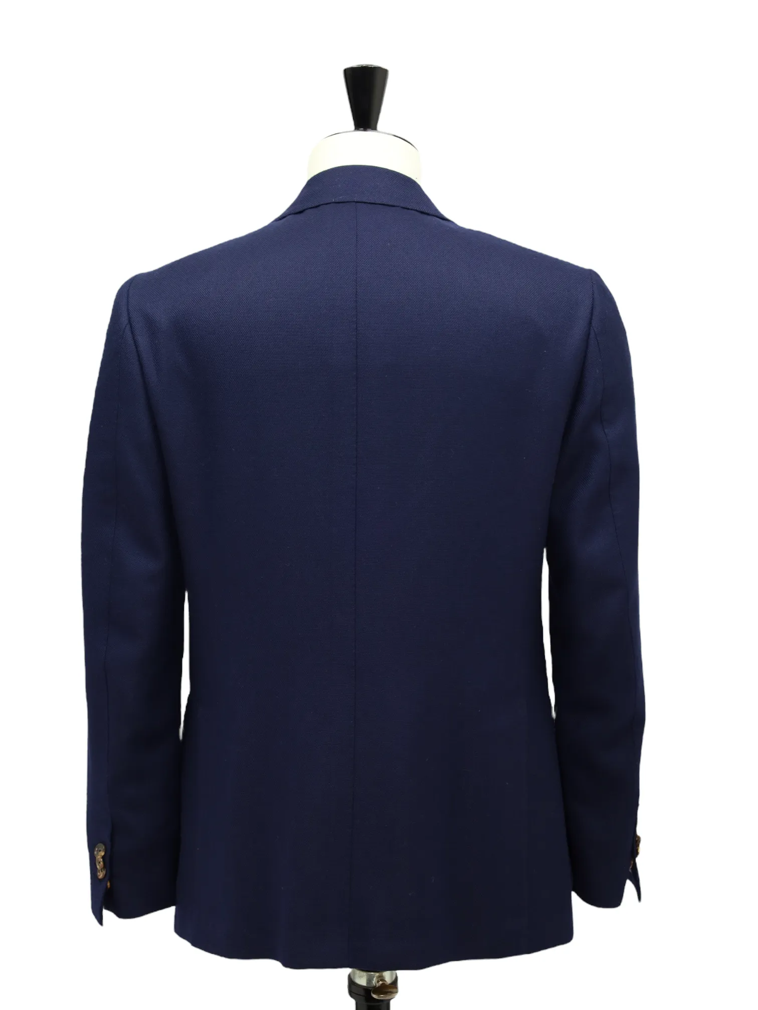 Cesare Attolini Navy Micro-Structure Blazer