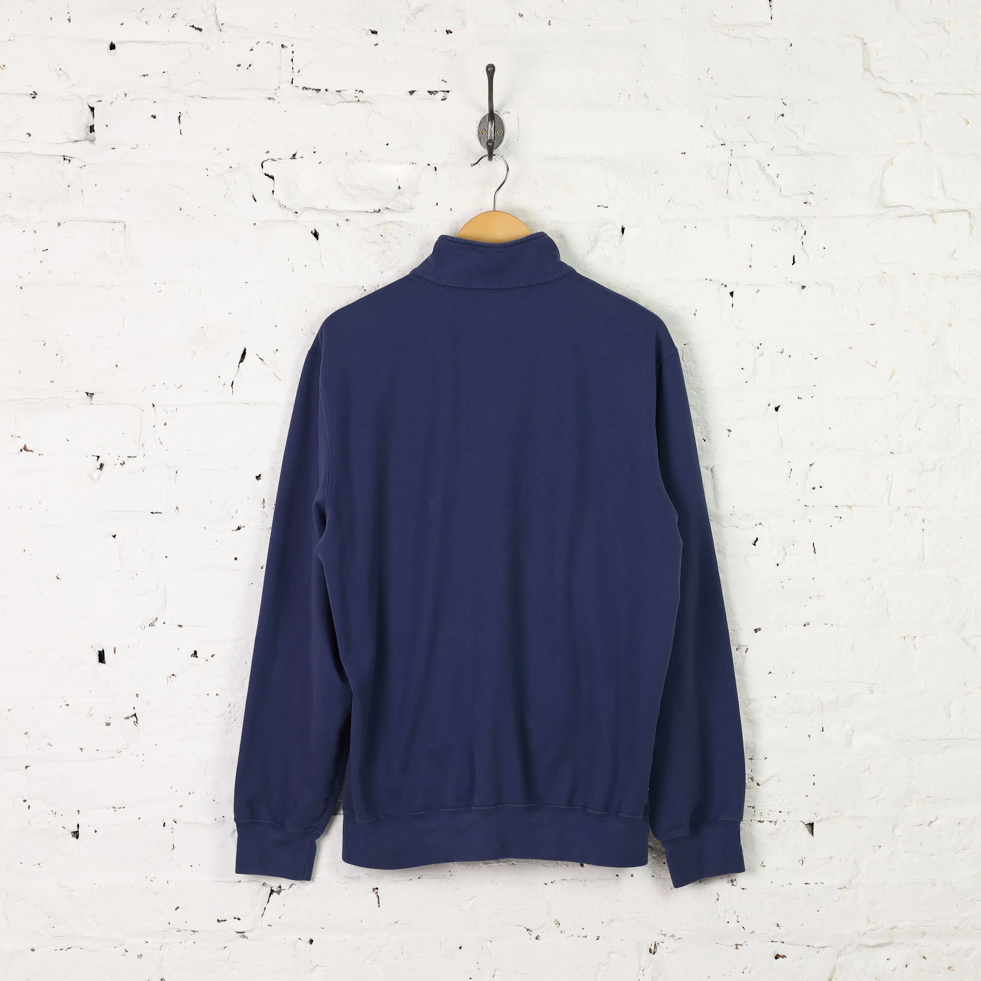 Champion 1/4 Zip Sweatshirt - Blue - XXL