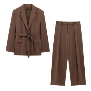 Chic Ven Women's Blazer - Office Lady Pant Suit