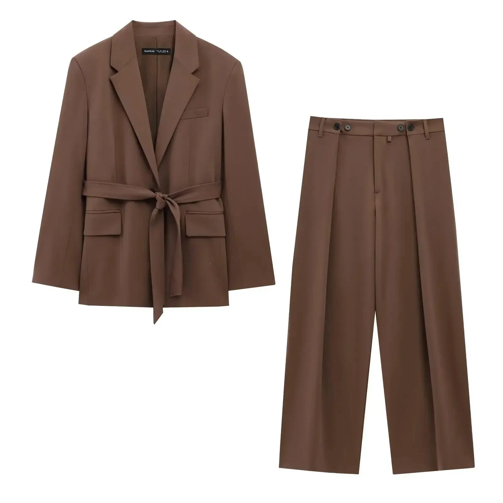 Chic Ven Women's Blazer - Office Lady Pant Suit