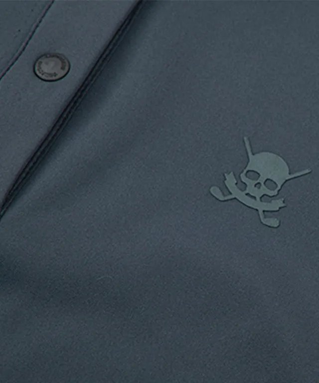 CHUCUCHU Item Polo Tee - Charcoal