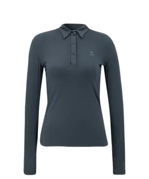 CHUCUCHU Item Polo Tee - Charcoal