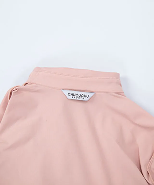 CHUCUCHU Item Polo Tee - Pink