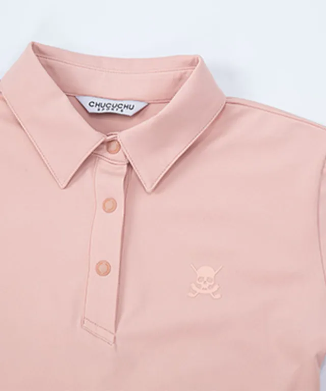 CHUCUCHU Item Polo Tee - Pink