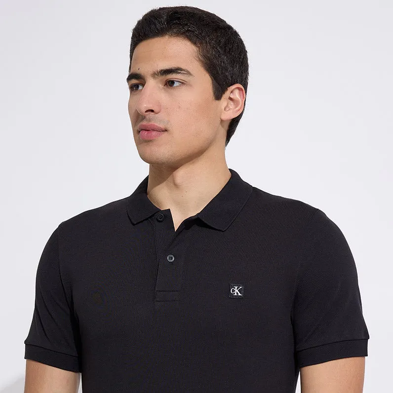 Ck Embro Badge Slim Golfer - Black