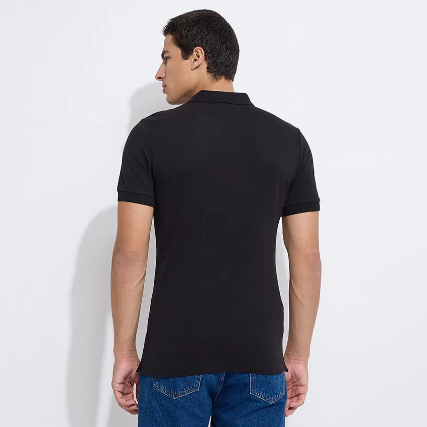 Ck Embro Badge Slim Golfer - Black