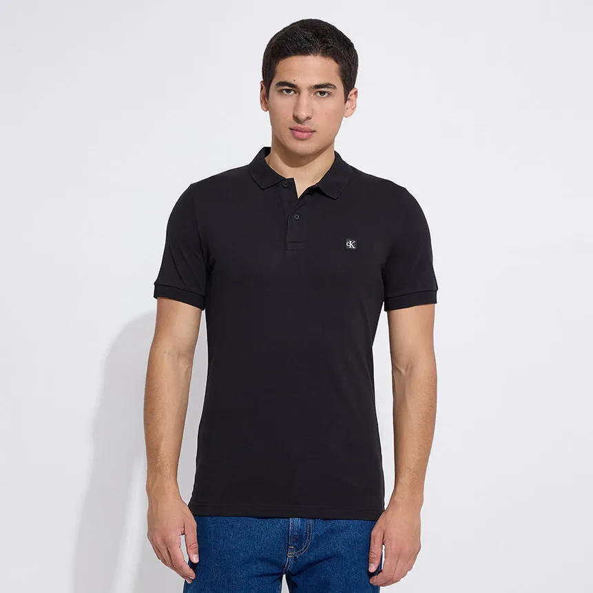 Ck Embro Badge Slim Golfer - Black