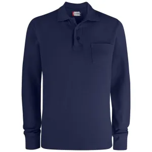 Clique Basic Polo Lange Mouw met Borstzak 028235
