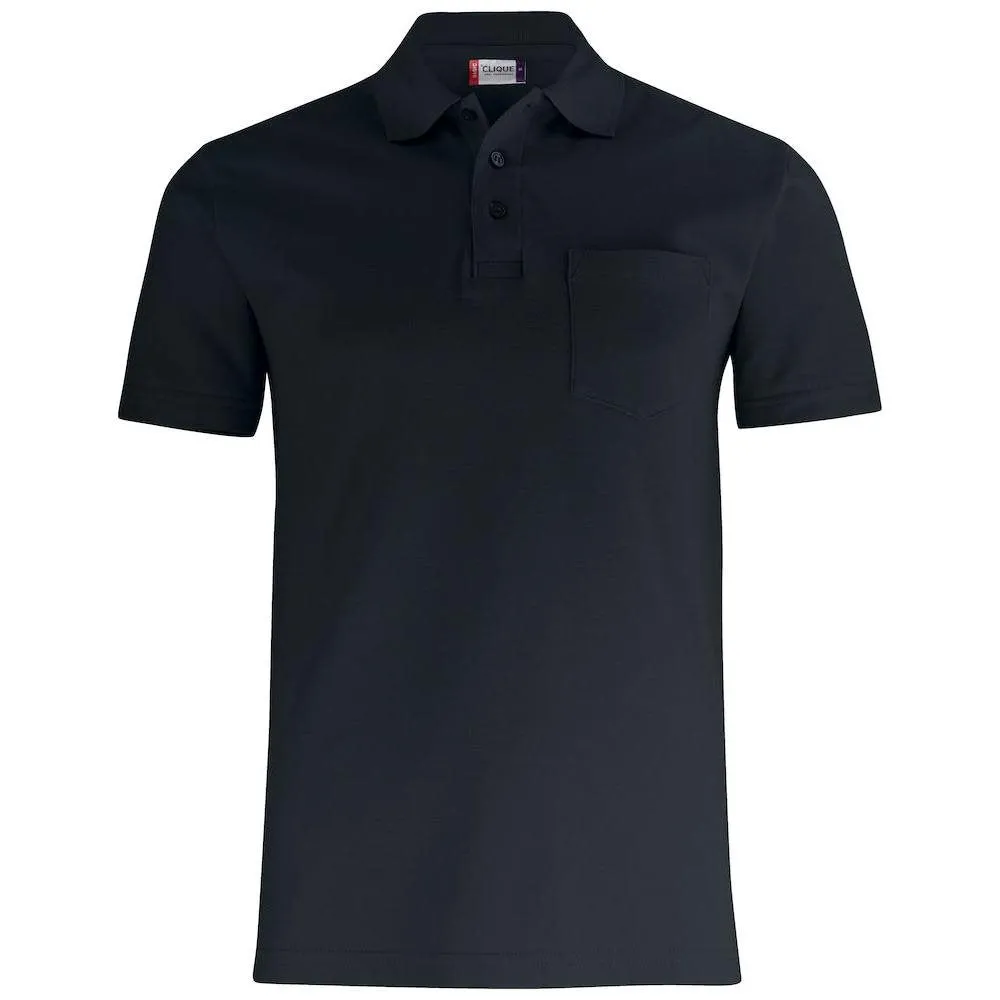 Clique Basic Polo S/S met Borstzak 028255