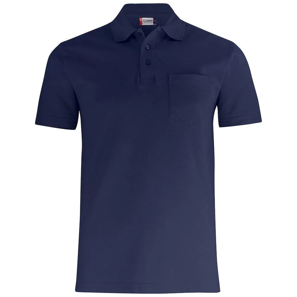 Clique Basic Polo S/S met Borstzak 028255