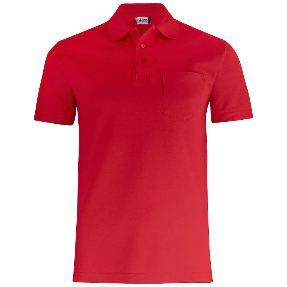 Clique Basic Polo S/S met Borstzak 028255