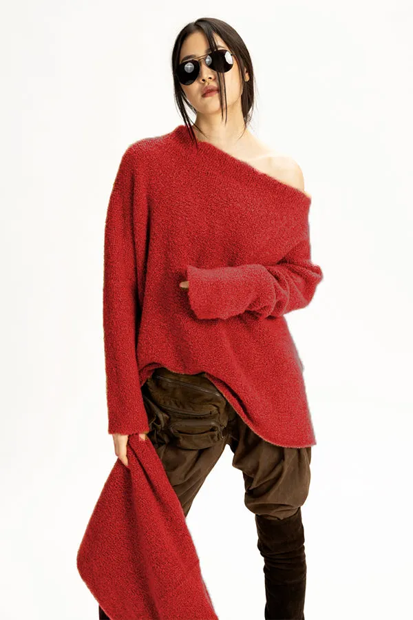 Cloud Cashmere T Shaped Sweater