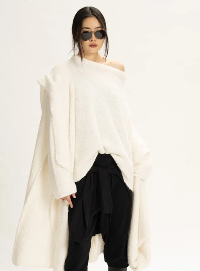 Cloud Cashmere T Shaped Sweater