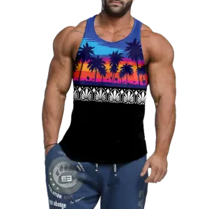 Coconut tree vacation vest-D164 | Inspanda
