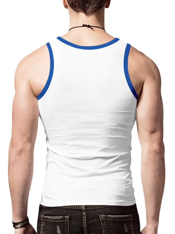 Colorblocked Crewneck Casual Sports Vest