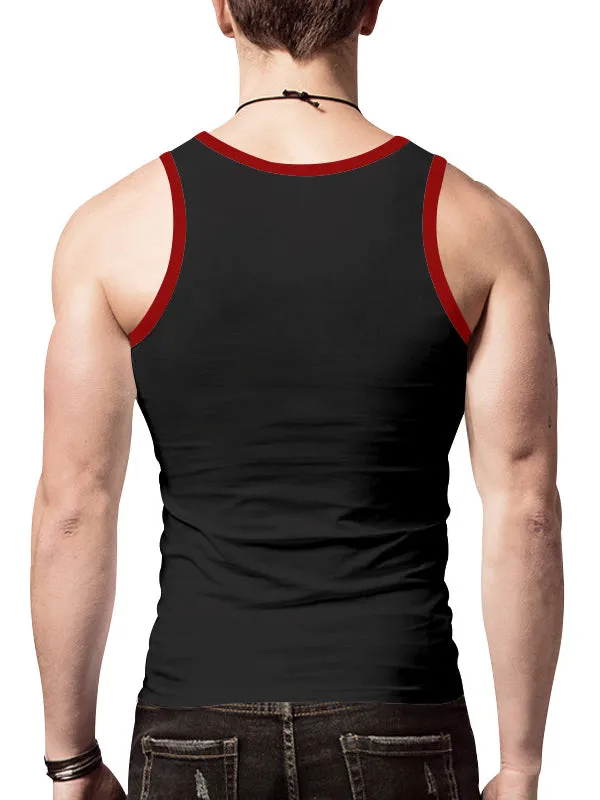 Colorblocked Crewneck Casual Sports Vest