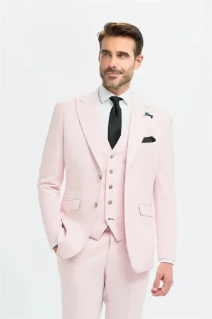 Costume trois pièces homme - Cavani Tropez Mauve