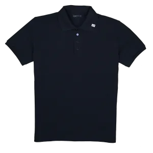 Cotton Polo - Short Sleeve - Black