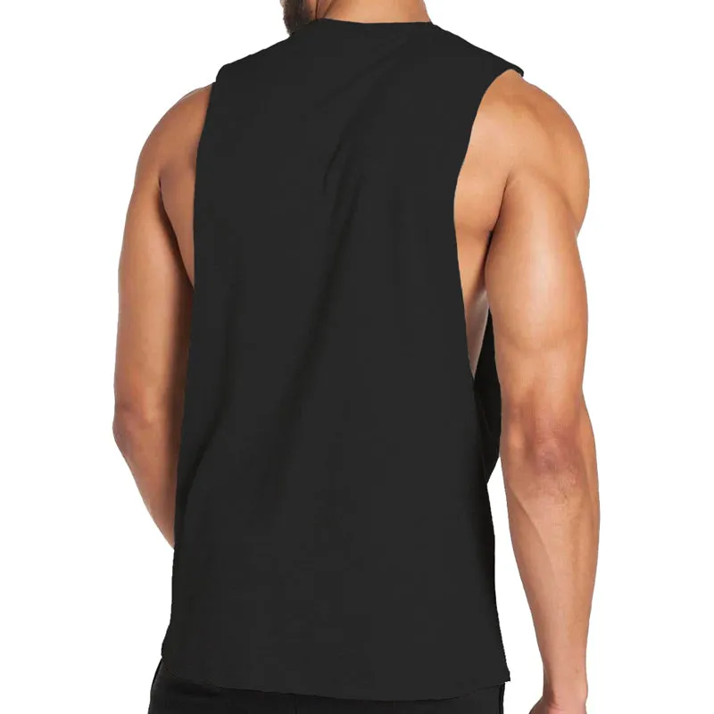 Cotton Skull Graphic Men's Tank Top