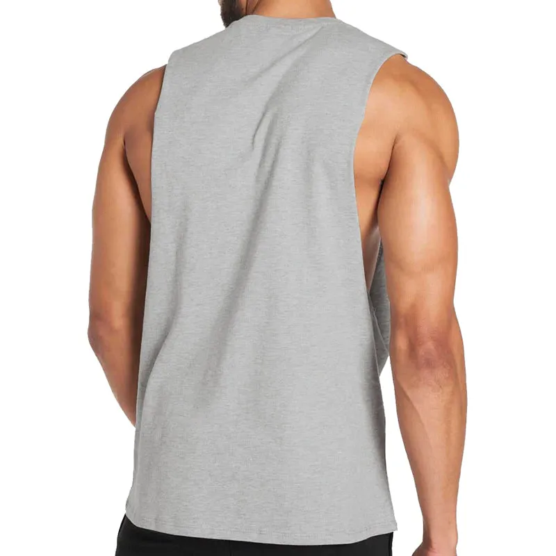 Cotton Smile Graphic Workout Tank Top