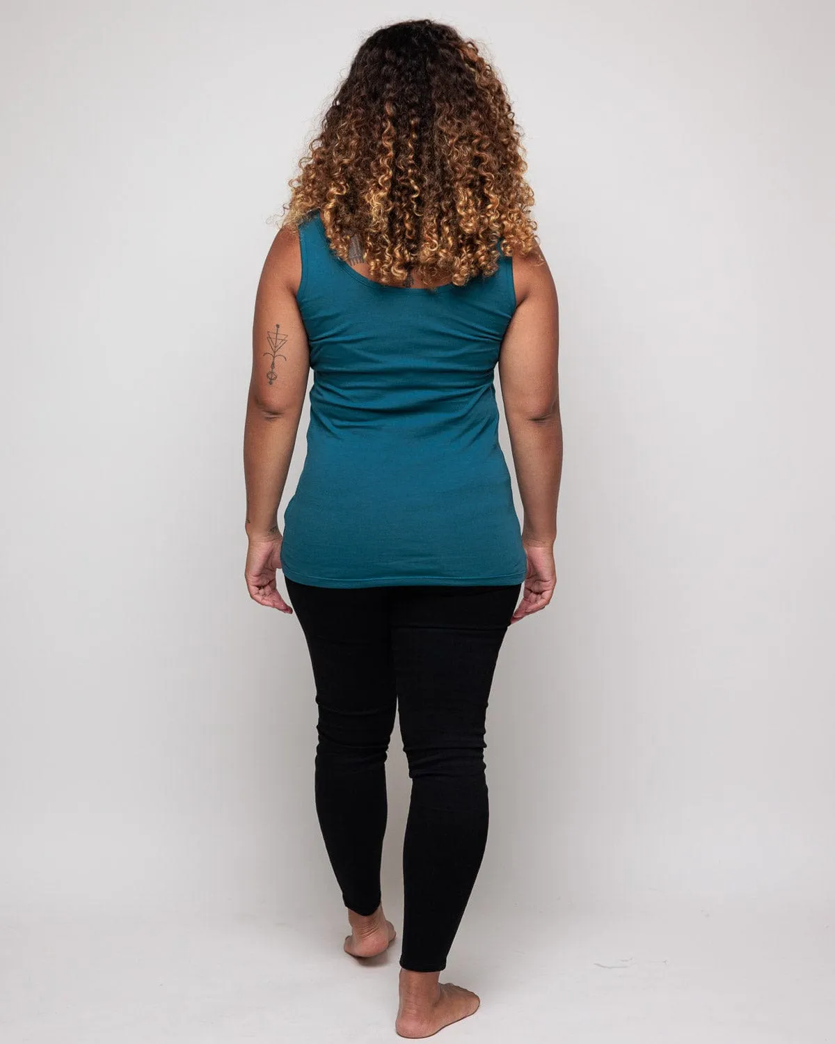 Cotton Vest | Teal