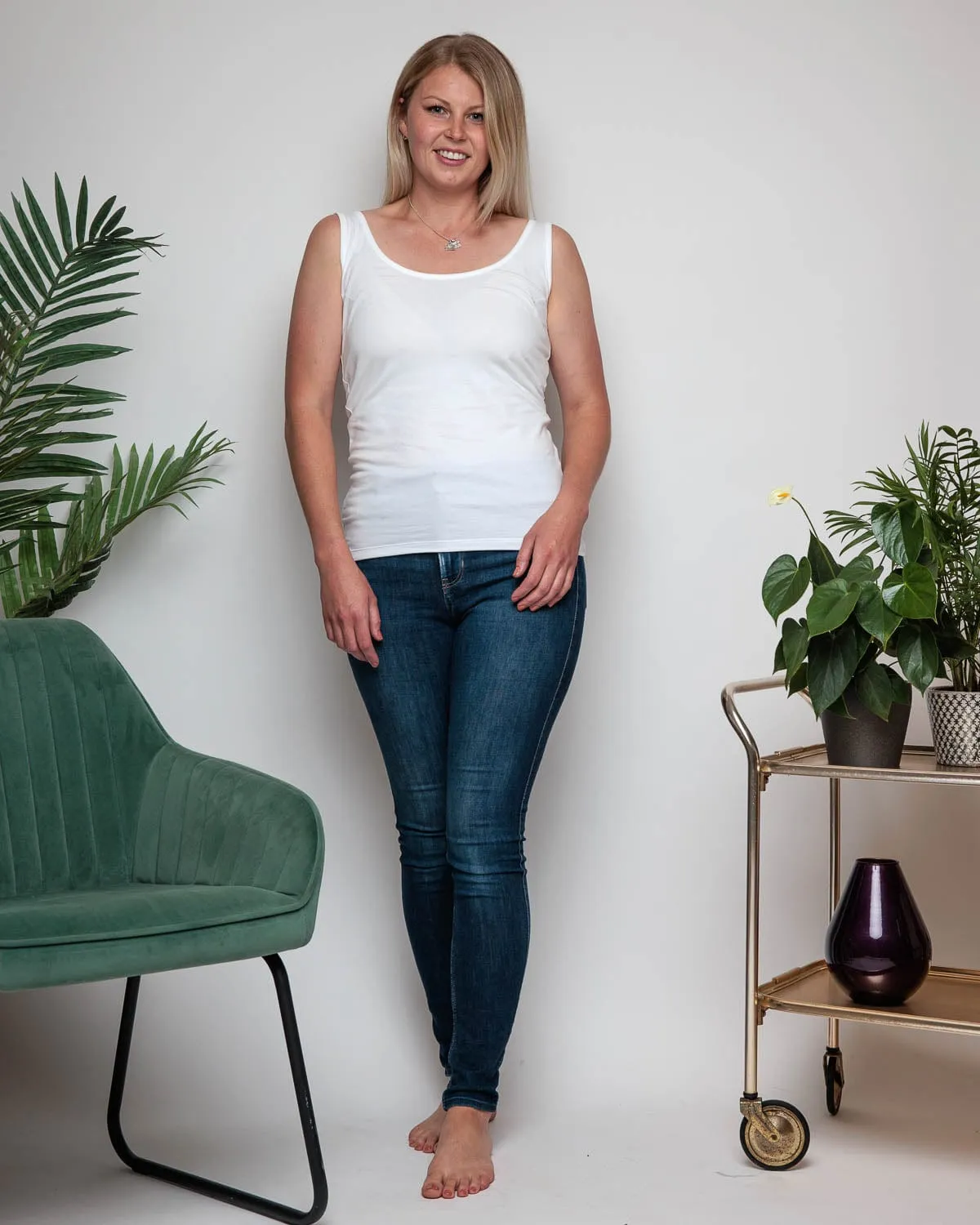 Cotton Vest | White