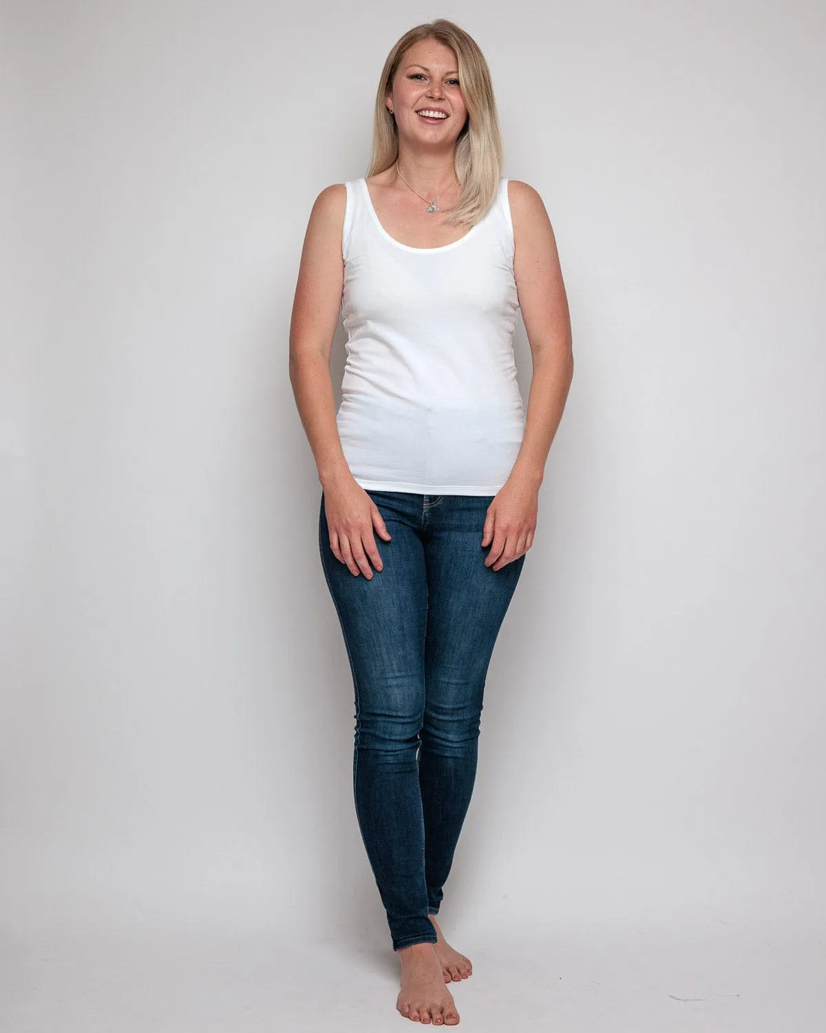Cotton Vest | White