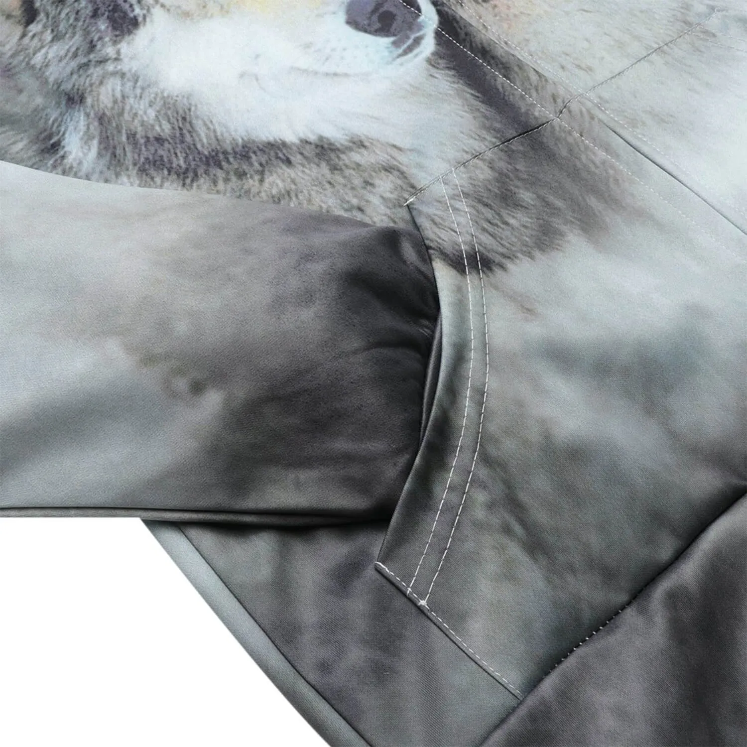 Couple Wolf Zip Up Hoodie