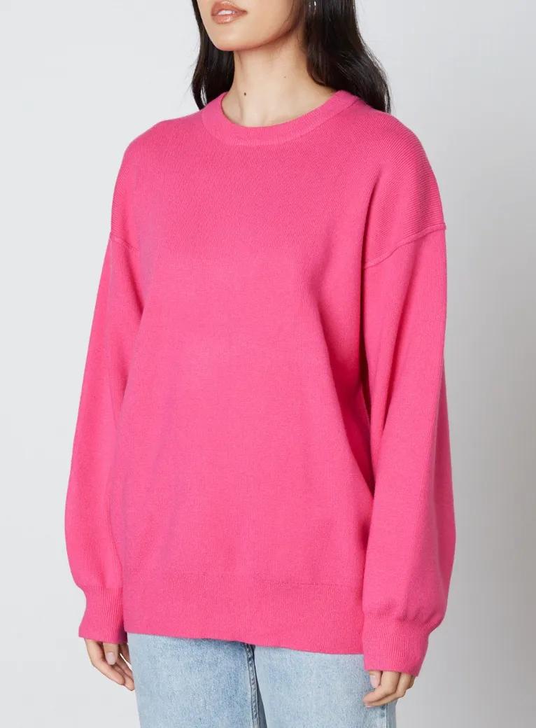 Crewneck Long Pullover Sweater
