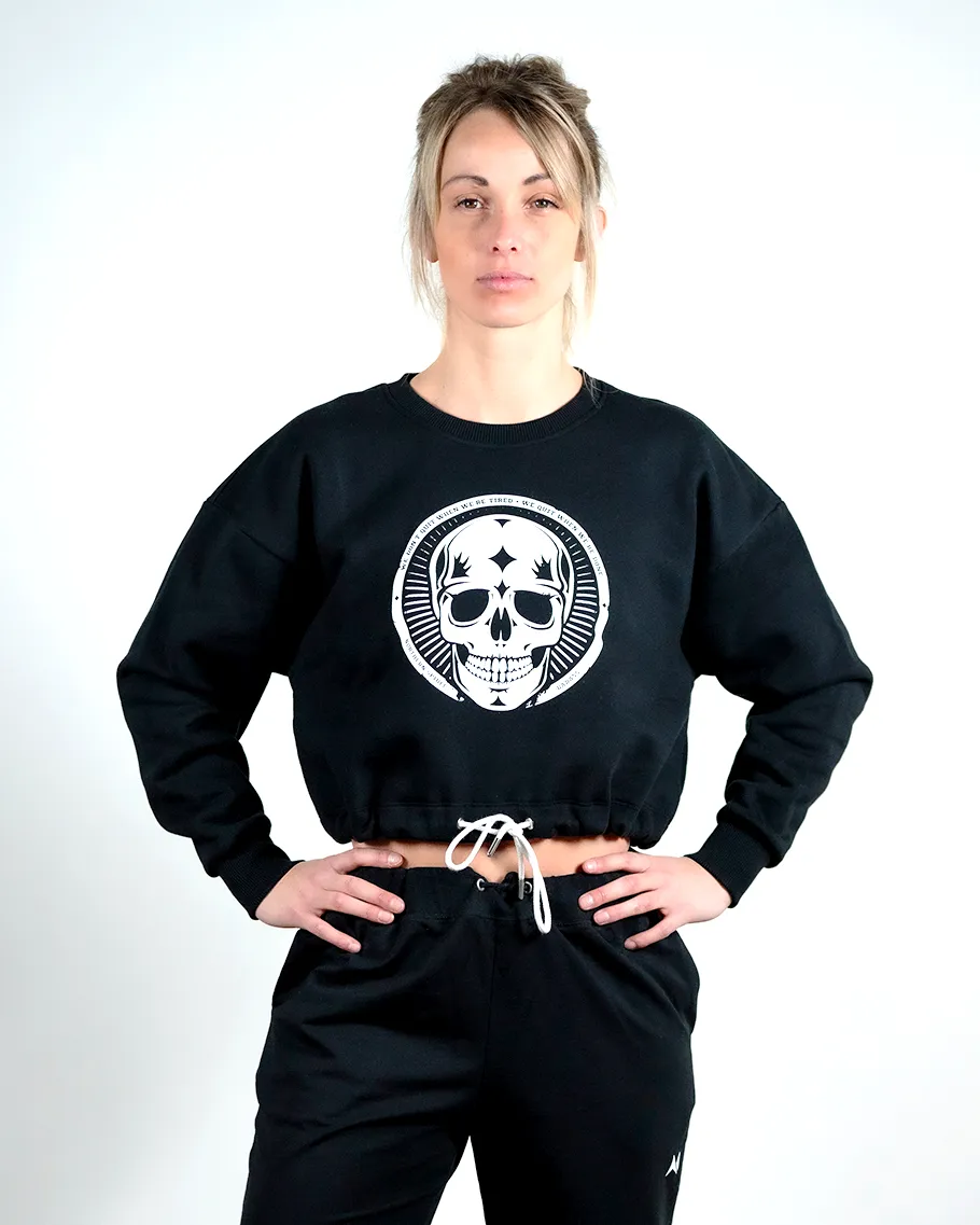 Crop Sweat-shirt - NS Fame Skull