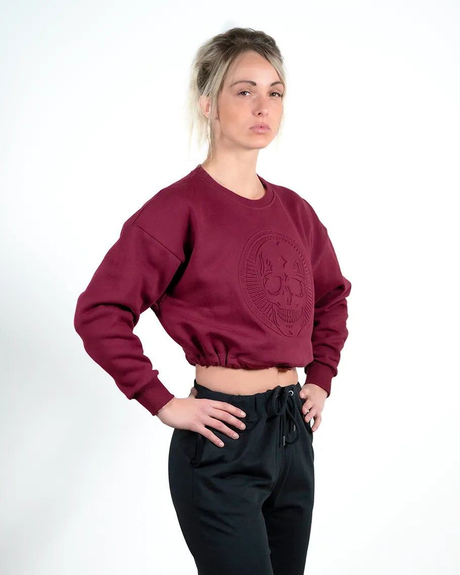 Crop Sweat-shirt - NS Fame Skull