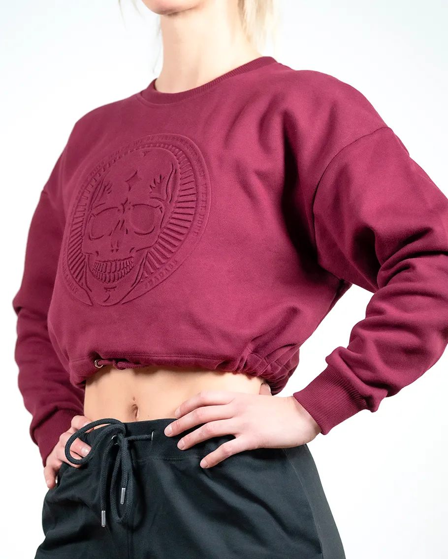 Crop Sweat-shirt - NS Fame Skull