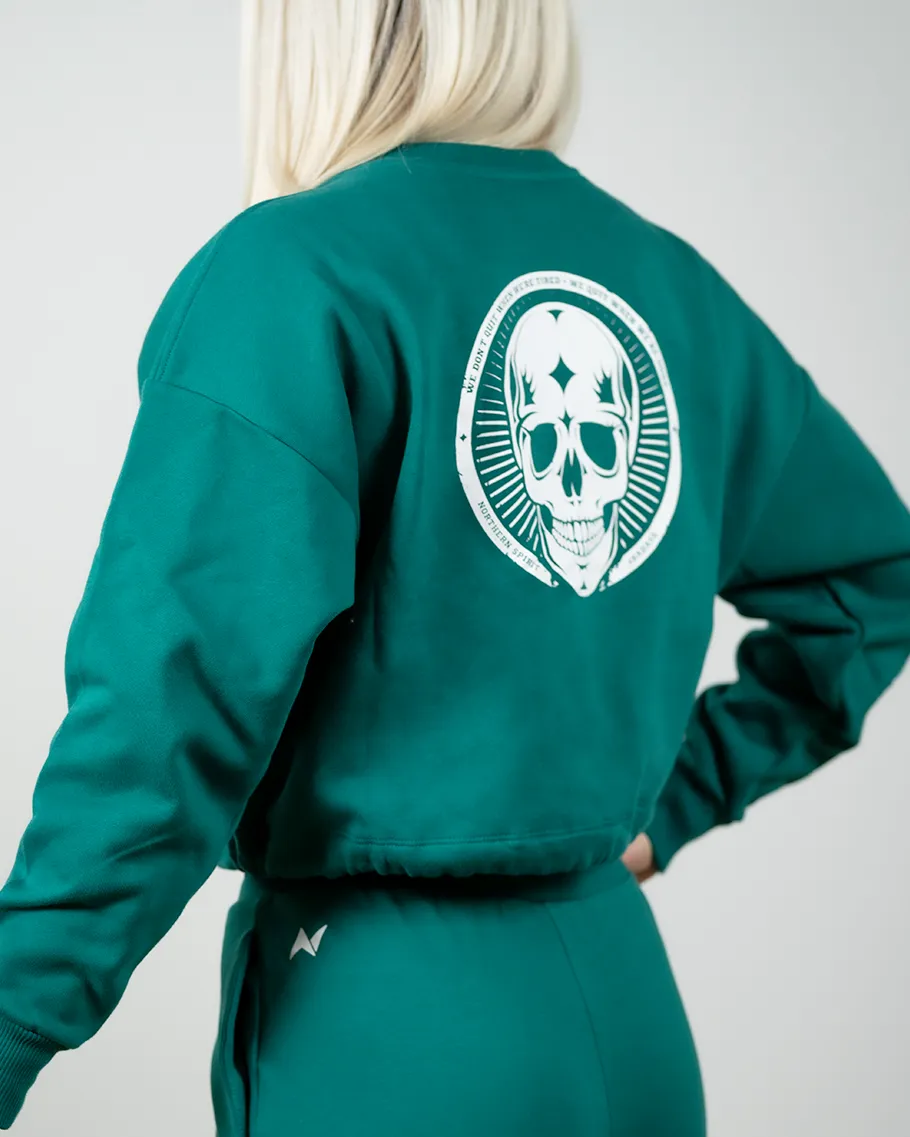 Crop Sweat-shirt - NS Fame Skull