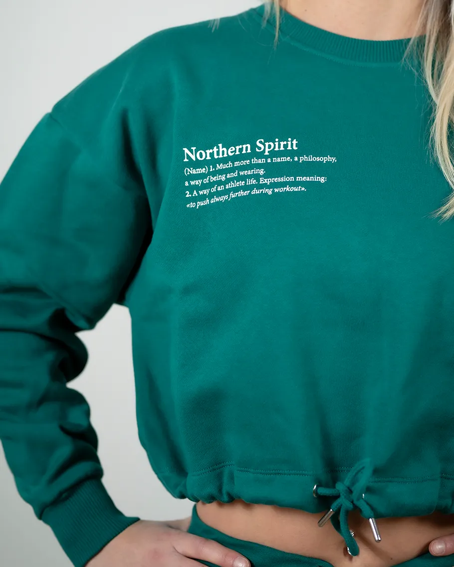 Crop Sweat-shirt - NS Fame Skull
