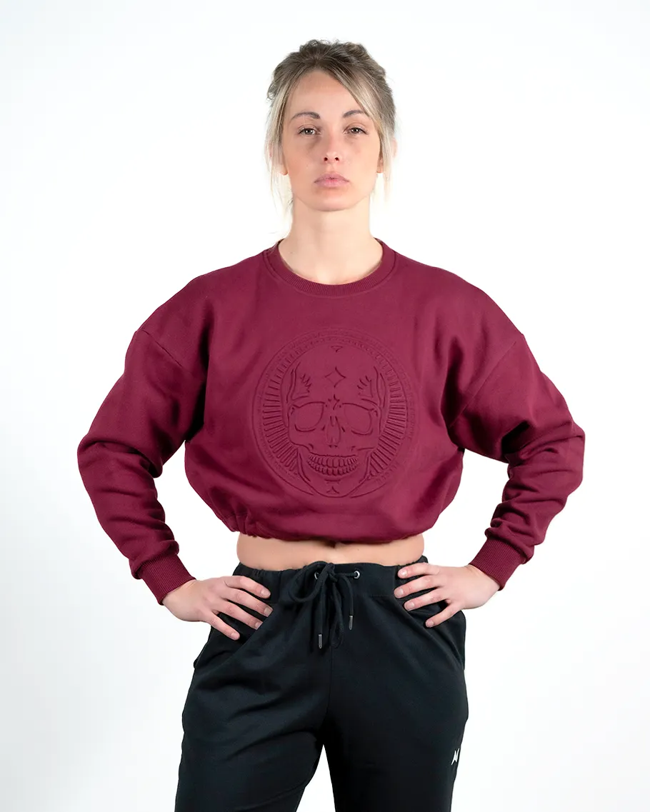 Crop Sweat-shirt - NS Fame Skull
