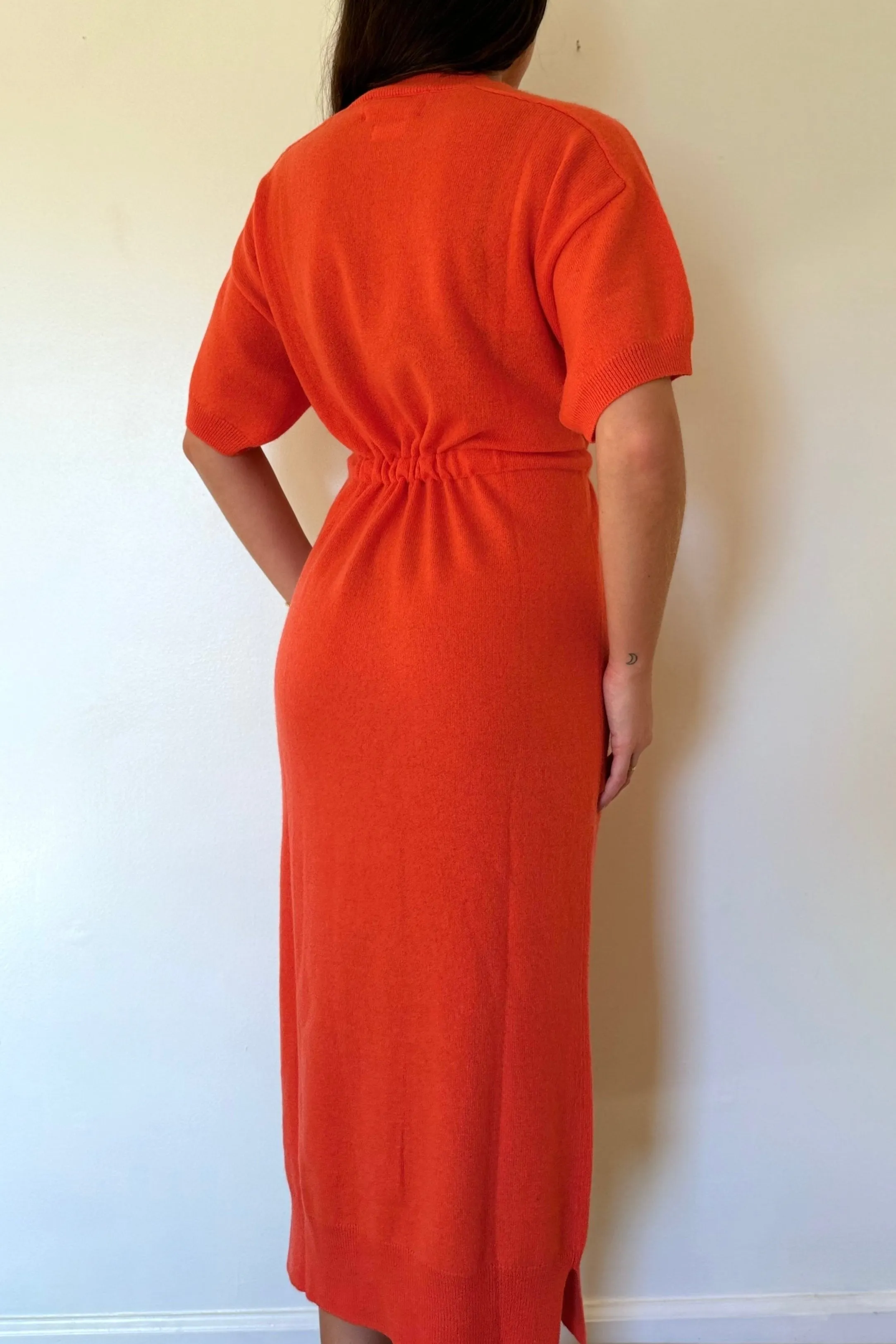 Crush Cooper T-Shirt Dress - Tomato