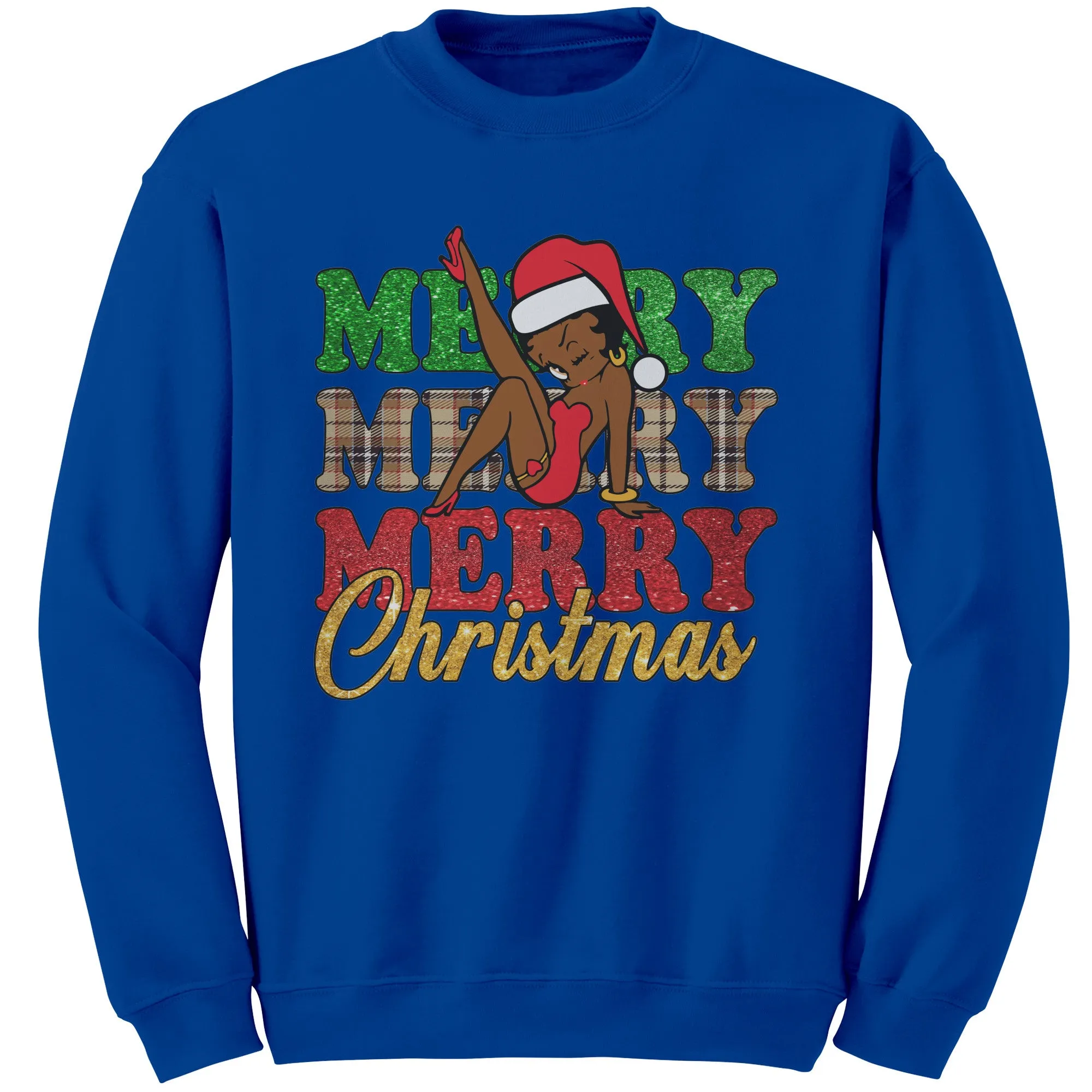 Cute Christmas Sweatshirt Betty Boop Graphic Sweatshirt Christmas Gifts Christmas Party Favors Black Betty Boop Sweatshirt Girly Betty Boop