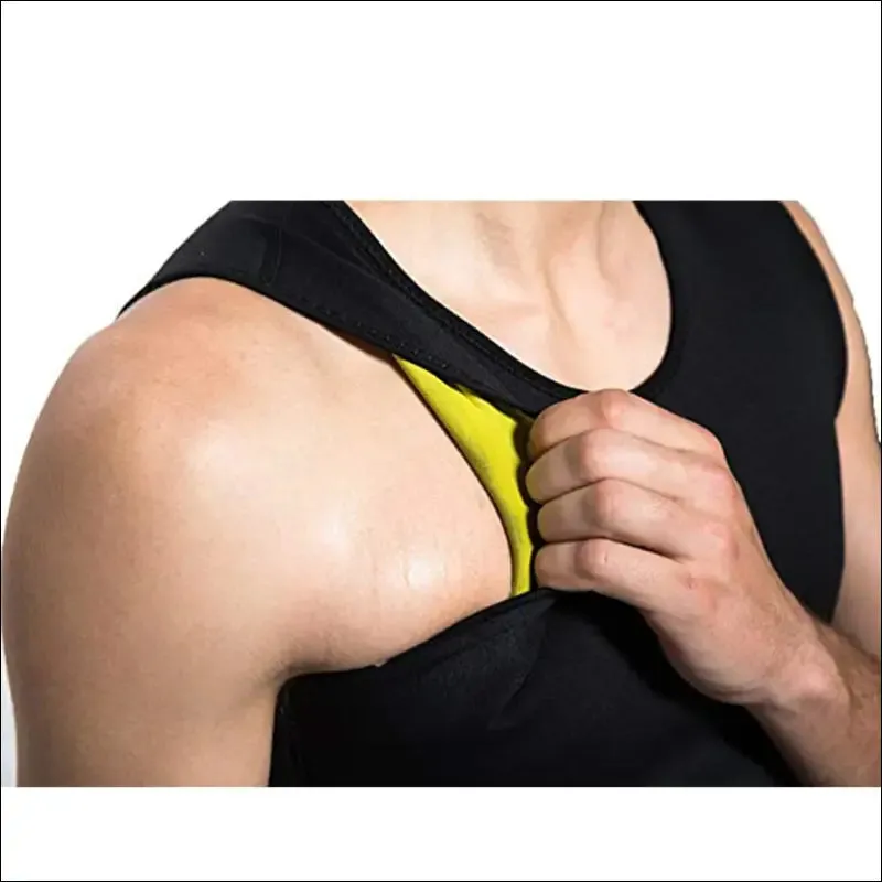 Cxzd men neoprene sauna suit hot body shaper corset for weight loss with zipper waist trainer vest