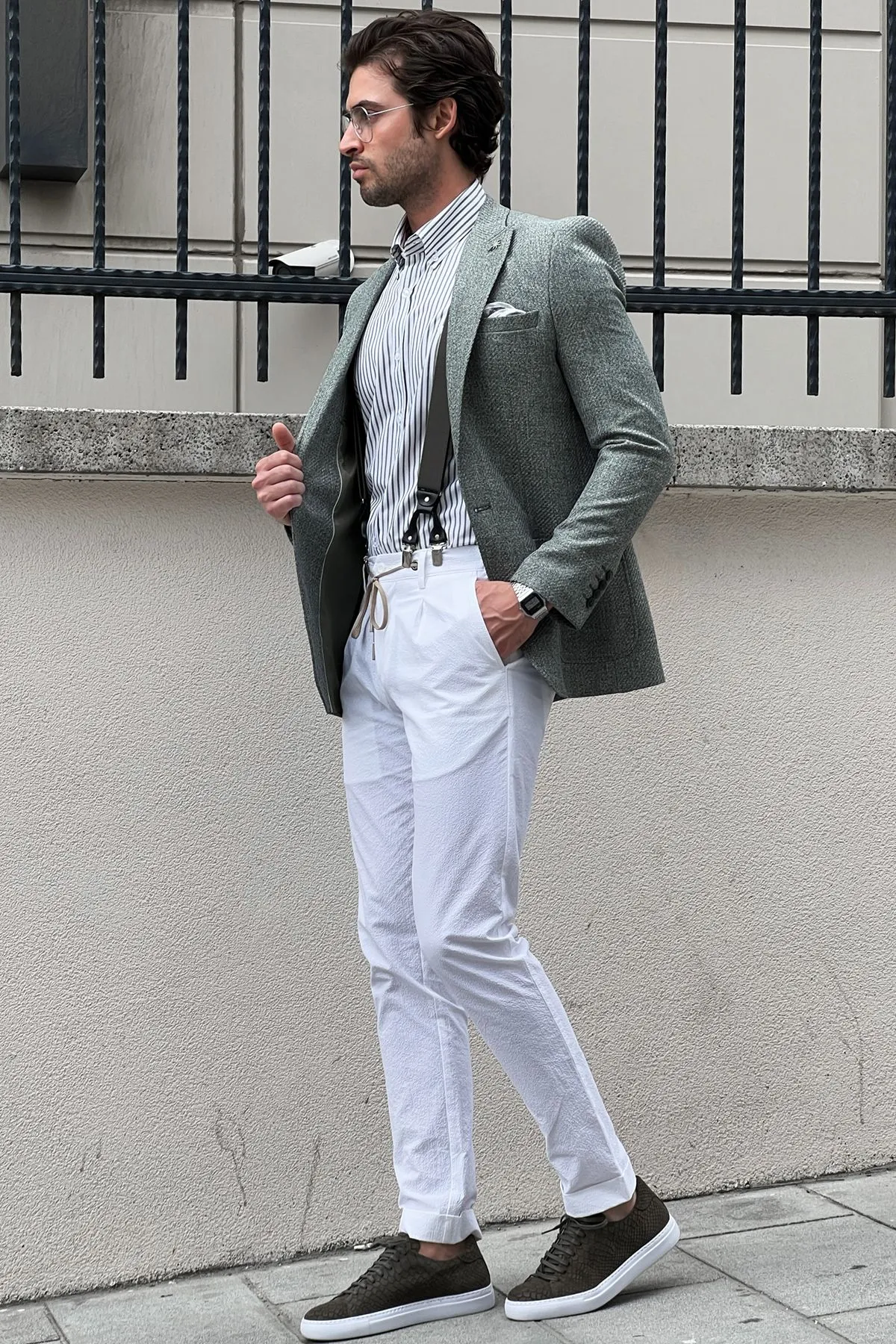 Daniel Green Slim Fit Linen Blazer: Elevate Your Style