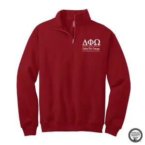 Delta Phi Omega Quarter Zip Pullover