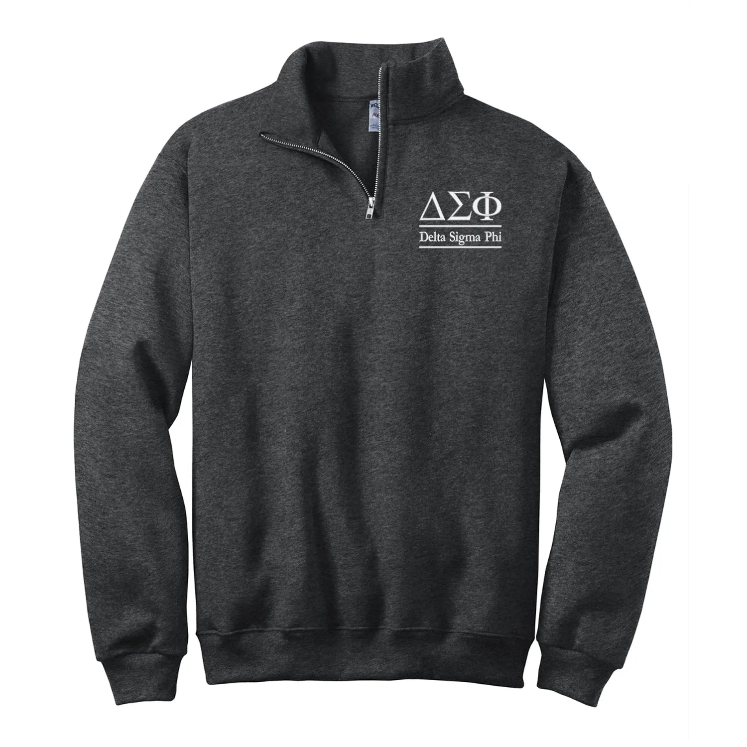 Delta Sigma Phi Quarter Zip Pullover Sweatshirt