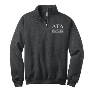 Delta Tau Delta Quarter Zip Pullover Sweatshirt