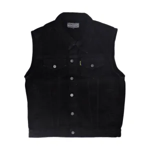 Demin vest. Sort