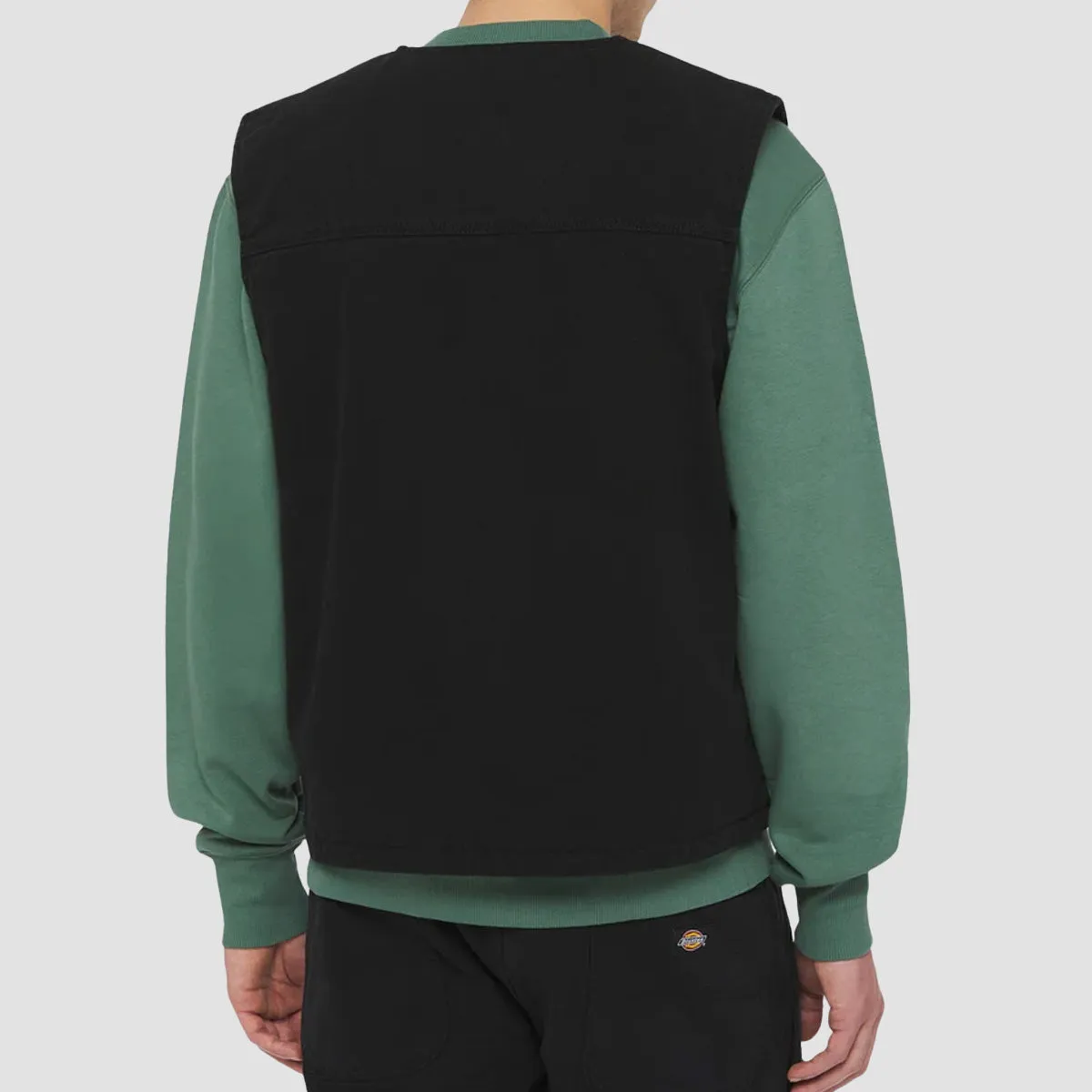 Dickies Duck Canvas Summer Vest Jacket SW Black