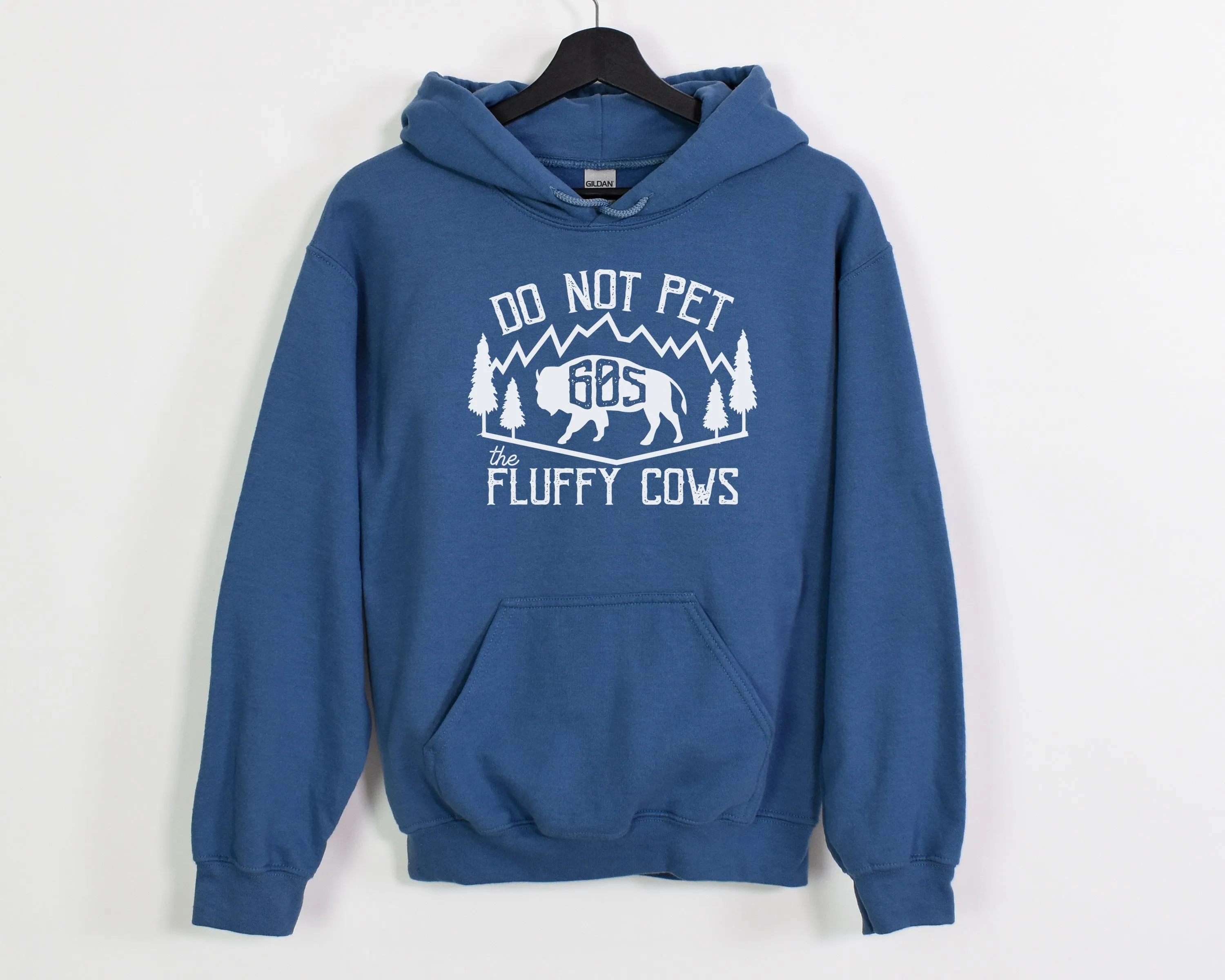 Do Not Pet The Fluffy Cows Graphic Hoodie