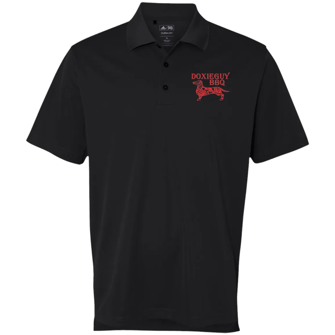 DoxieGuy BBQ Adidas ClimaLite® Basic Performance Pique Polo
