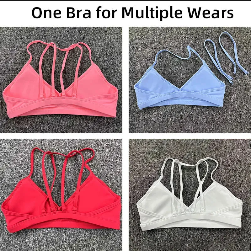Dual-Use Sports Bra - Beautiful Back Fitness Underwear - Quick-Drying Running Vest with Pad
