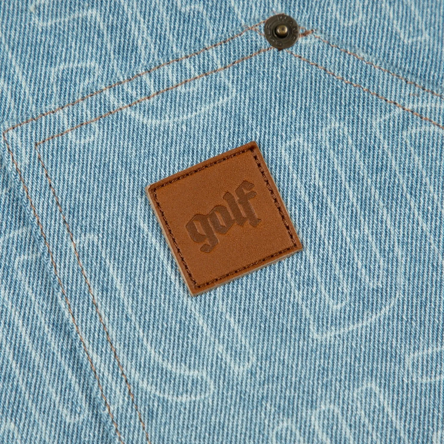 ECHO DENIM REVERSIBLE VEST by GOLF WANG